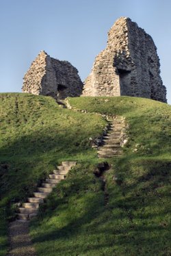 Motte & Keep at Christchurch castle