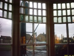 Window detail of the George at Weldon Wallpaper