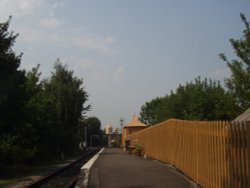 Country Railway Station Wallpaper