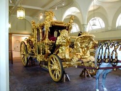 The Gold Coach, Royal Mews, Buckingham Palace, London Wallpaper