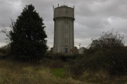 Water tower............i think Wallpaper
