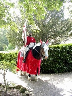 Knight at Warwick Castle, Warwickshire