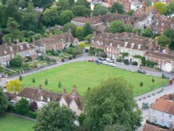 Salisbury Cathedral Close Wallpaper