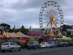 Funfair on Torquay Seafront in Devon Wallpaper