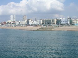 View of Brighton from Pier Wallpaper