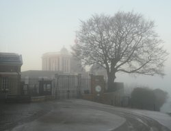 The Royal Observatory in Winter Wallpaper