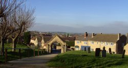 View of  South Anston village, South Yorkshire Wallpaper