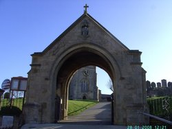 St James Church Porch, South Anston, South Yorkshire Wallpaper