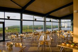 The Cafe by the Mull of Galloway Lighthouse Wallpaper