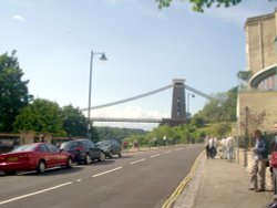 Sunny Afternoon at Clifton Wallpaper