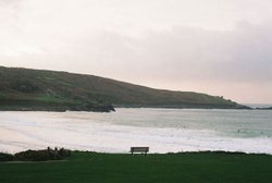 Overlooking Porthmeor Beach Wallpaper