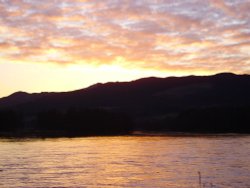 Loch Tummel at sunset