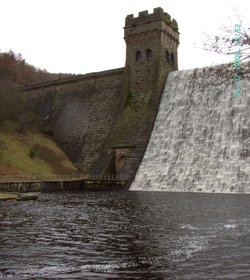 The Dam, Derwent Reservoir, Castleton, Derbyshire