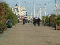 Eastbourne promenade, East Sussex Wallpaper