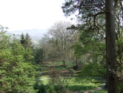 The gardens at Rydal Mount, Grasmere, Cumbria Wallpaper