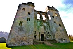 Old Wardour Castle entrance, Tisbury, Wiltshire