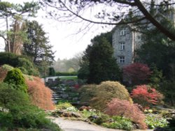 The gardens at Sizergh Castle, Kendal, Cumbria