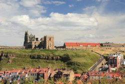 Whitby Abbey View, North Yorkshire Wallpaper