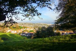 Looking over Brixham, Devon
