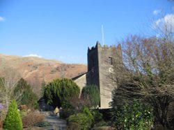 The Church, Grasmere Village, Cumbria Wallpaper