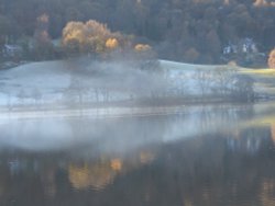 Grasmere on a cold November afternoon Wallpaper