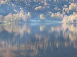 Grasmere on a cold November afternoon. Wallpaper