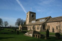 St. Wilfred's Church at Ribchester Wallpaper