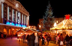Christmas Market in Nottingham Wallpaper