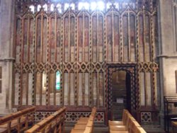 Interior Hereford Cathedral, Herefordshire Wallpaper