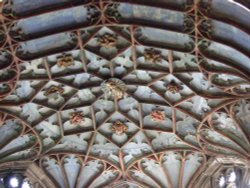 Ceiling bosses Hereford Cathedral, Herefordshire Wallpaper