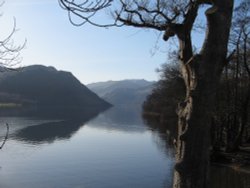 Ullswater on a bright February Afternoon. Wallpaper