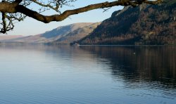 Ullswater, Cumbria, on a bright February Afternoon.