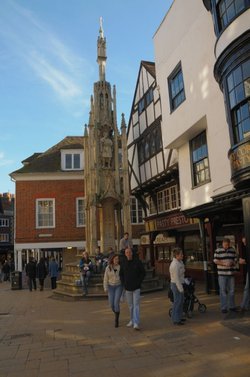 The High Cross. Also known as the City or Butter Cross, Winchester, Hampshire