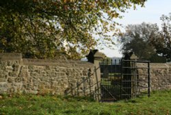 Kissing Gate, Ribchester, Lancashire Wallpaper