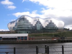 Sage Centre Gateshead from Newcastle Quayside Wallpaper