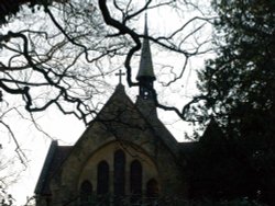 St Paul's church, Four Elms, Kent Wallpaper