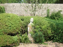 The garden at Charleston Farmhouse, West Firle, East Sussex