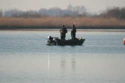 Fishing on the broads, Oulton Broad, Suffolk