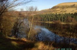 The Reservoir, Castleton, Derbyshire Wallpaper