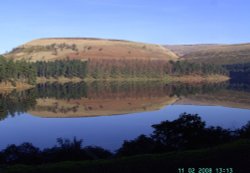 Views, Howden Resr, Castleton, Derbyshire Wallpaper