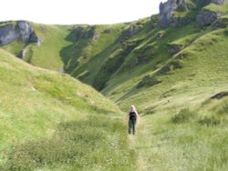 Winnats pass, Castleton, Derbyshire Wallpaper