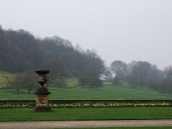 The gardens at Castle Howard Wallpaper
