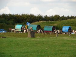 Gypsy Train, Avebury, Wiltshire