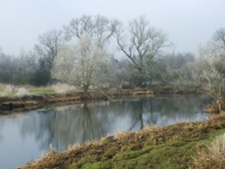 River Soar near Cossington, Leicestershire Wallpaper
