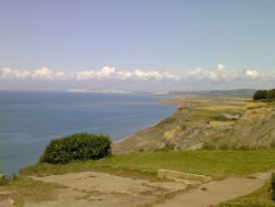 View from Blackgang chine, Isle of Wight