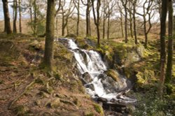 Waterfall in the Lake District, Cumbria