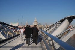 St Paul's Cathedral - From the Millennium Bridge @ Tate Modern End