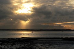 River Humber Sunset At Brough Wallpaper