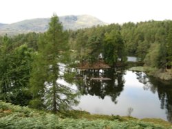 Tarn Hows, Cumbria. September 2007. Wallpaper