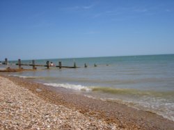 Hastings beach, East Sussex Wallpaper